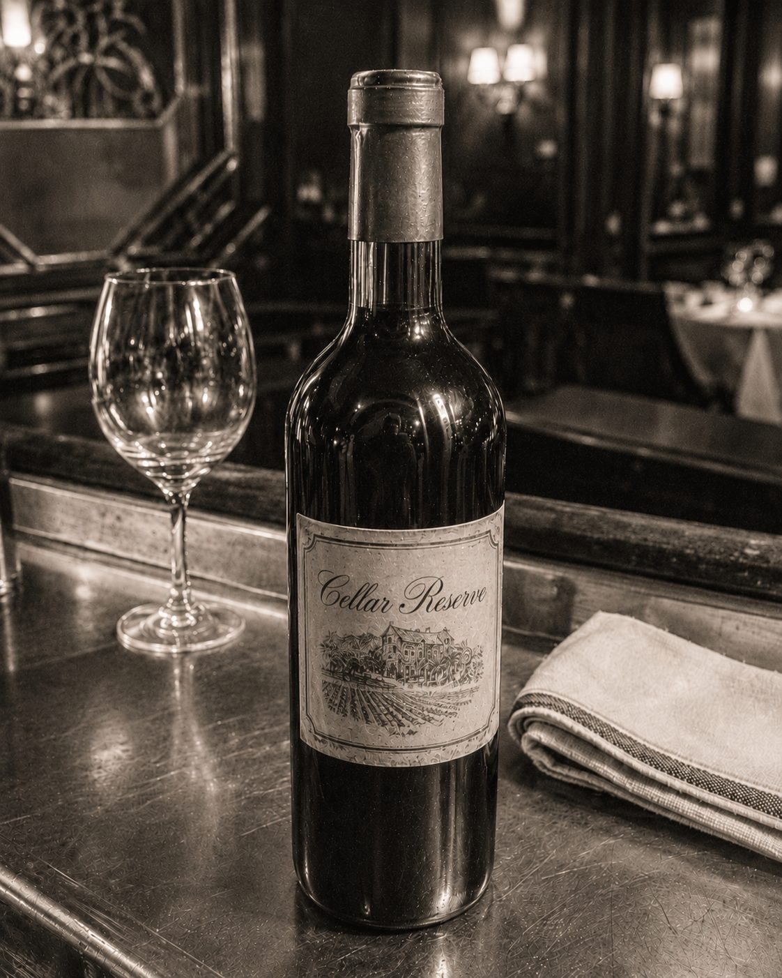 Wine bottle evidence