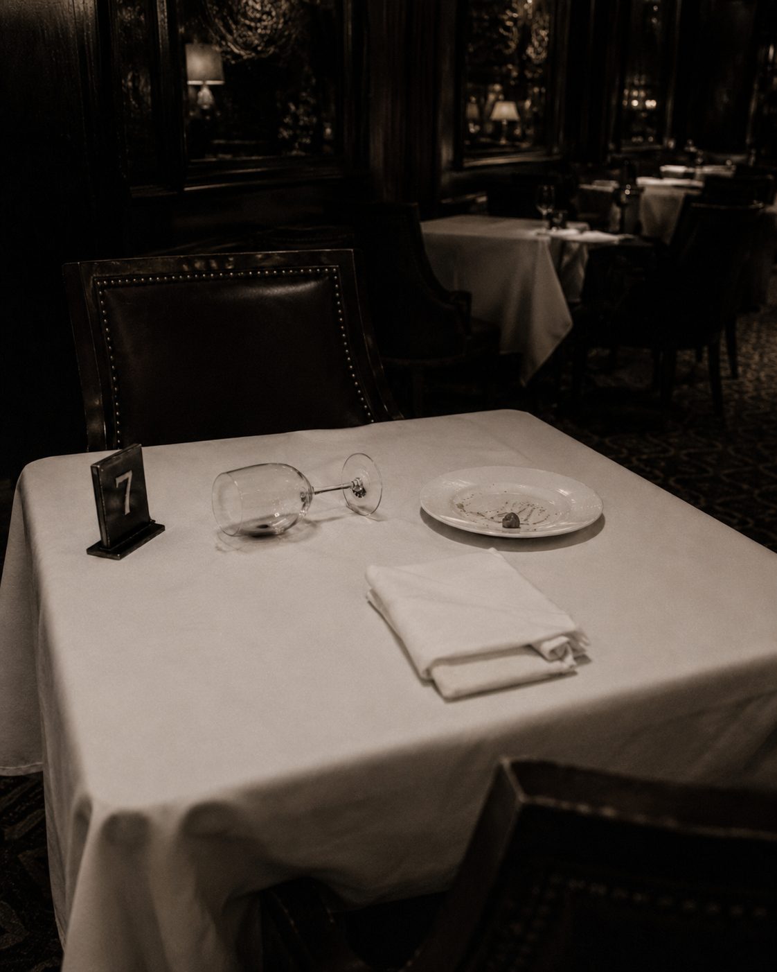 Table Seven — the night Elena Voss died